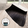 Load image into Gallery viewer, Dolanx Long Handle Broom and Dustpan Set with Convertible Height with Foldable Dustpan - White
