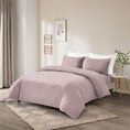 Load image into Gallery viewer, Bellemosa 100% Washed Cotton Quilt Cover Set - Dusty Pink
