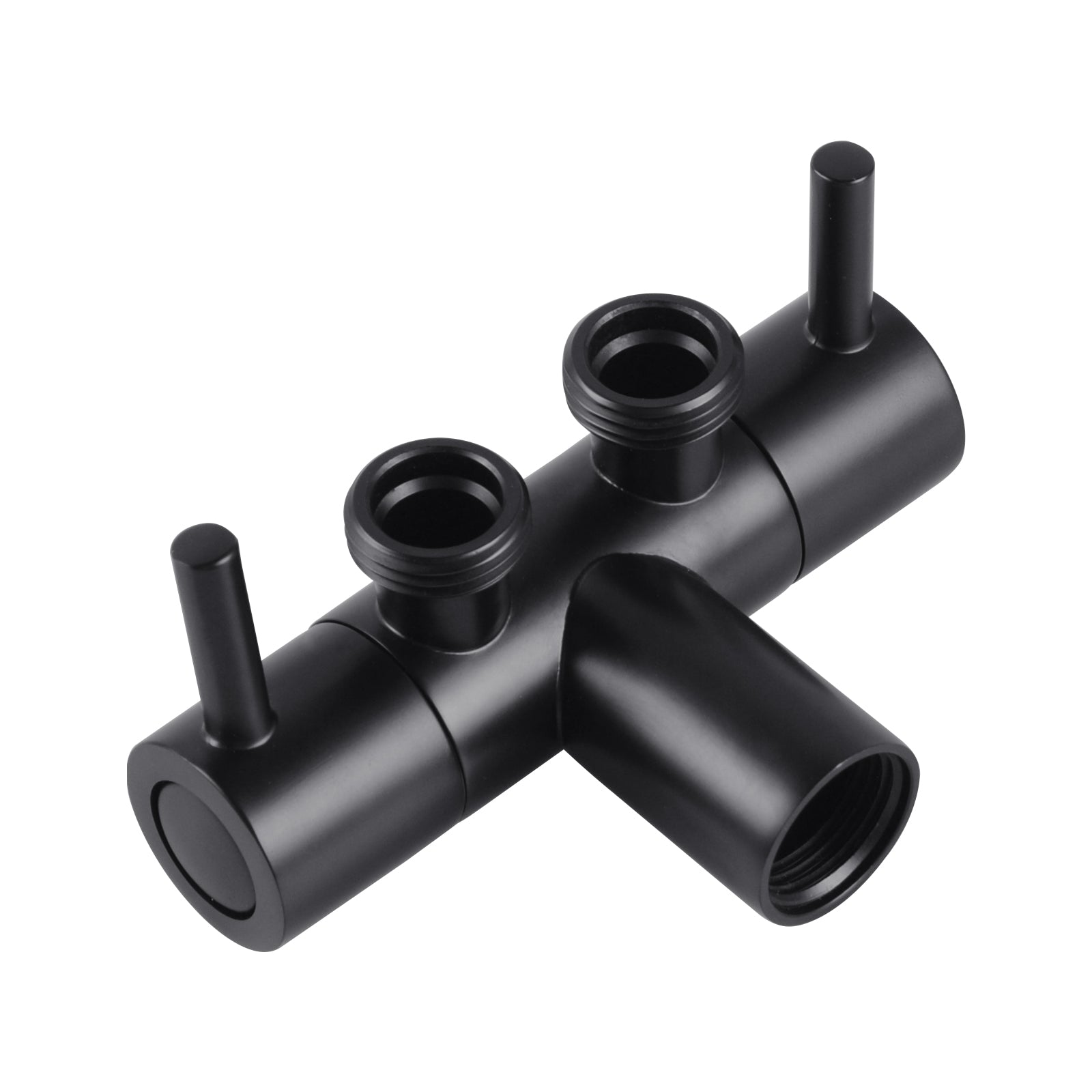 Tap for Toilet Independent Dual Control Bidet Valve - Black