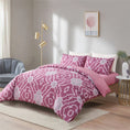 Load image into Gallery viewer, Bellemosa 75D Microfibre Quilt Cover Set - Quilt Cover | Pillowcases | Flat Sheet  - Marrakesh Blush

