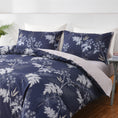 Load image into Gallery viewer, Bellemosa 75D Microfibre Quilt Cover Set - Quilt Cover | Pillowcases | Flat Sheet  - Midnight Meadow

