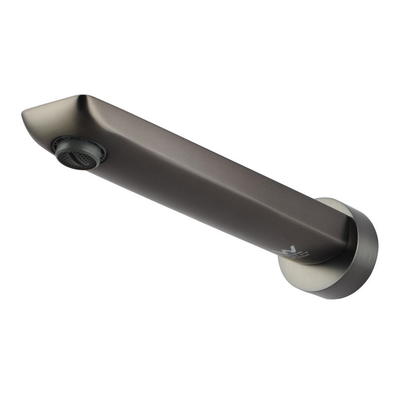 Solid Brass Spout - Brushed Gunmetal Grey - RUSHY