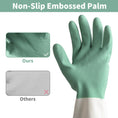 Load image into Gallery viewer, BOOMJOY 3 Pairs Latex Heavy-Duty Cleaning Gloves  - Green
