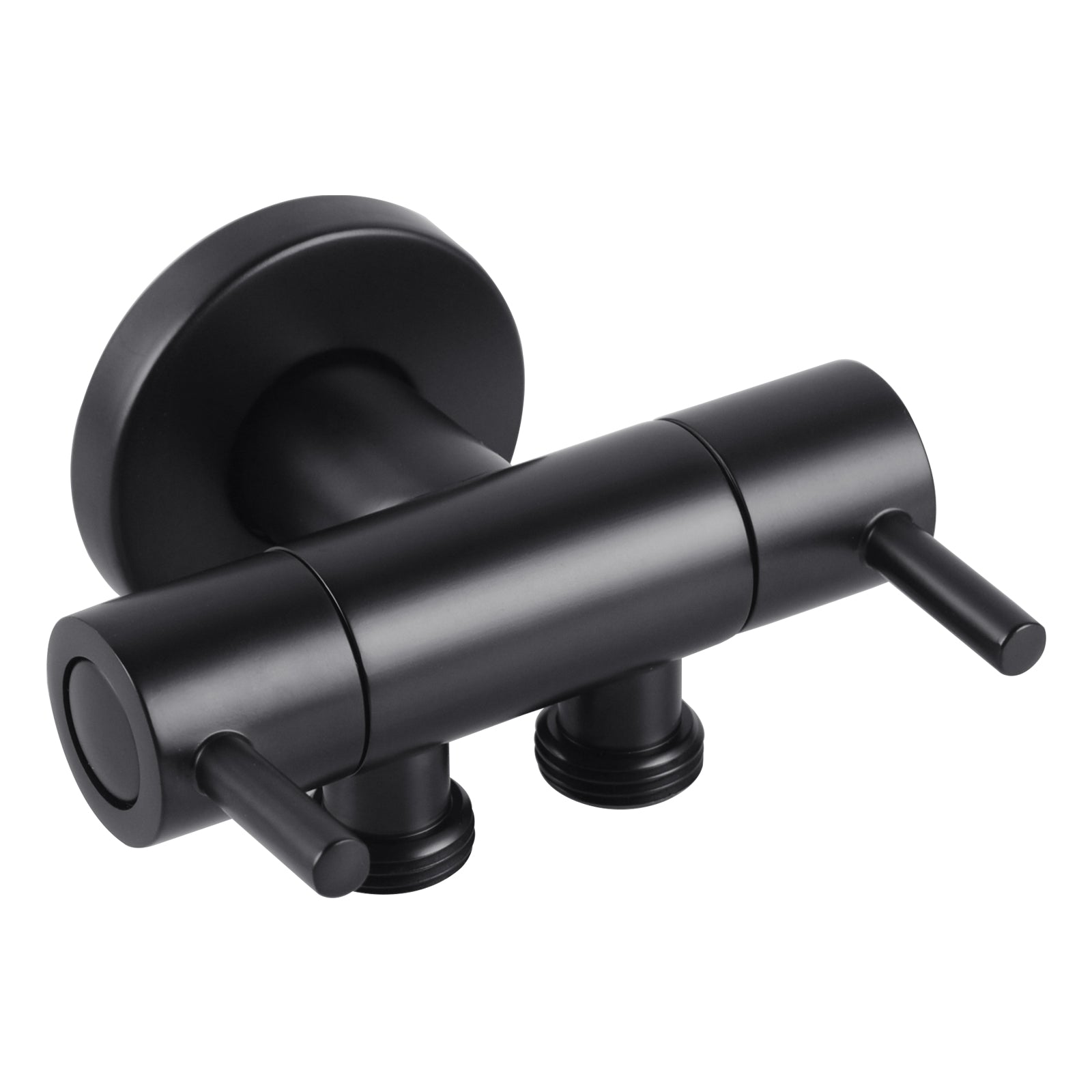 Tap for Toilet Independent Dual Control Bidet Valve - Black