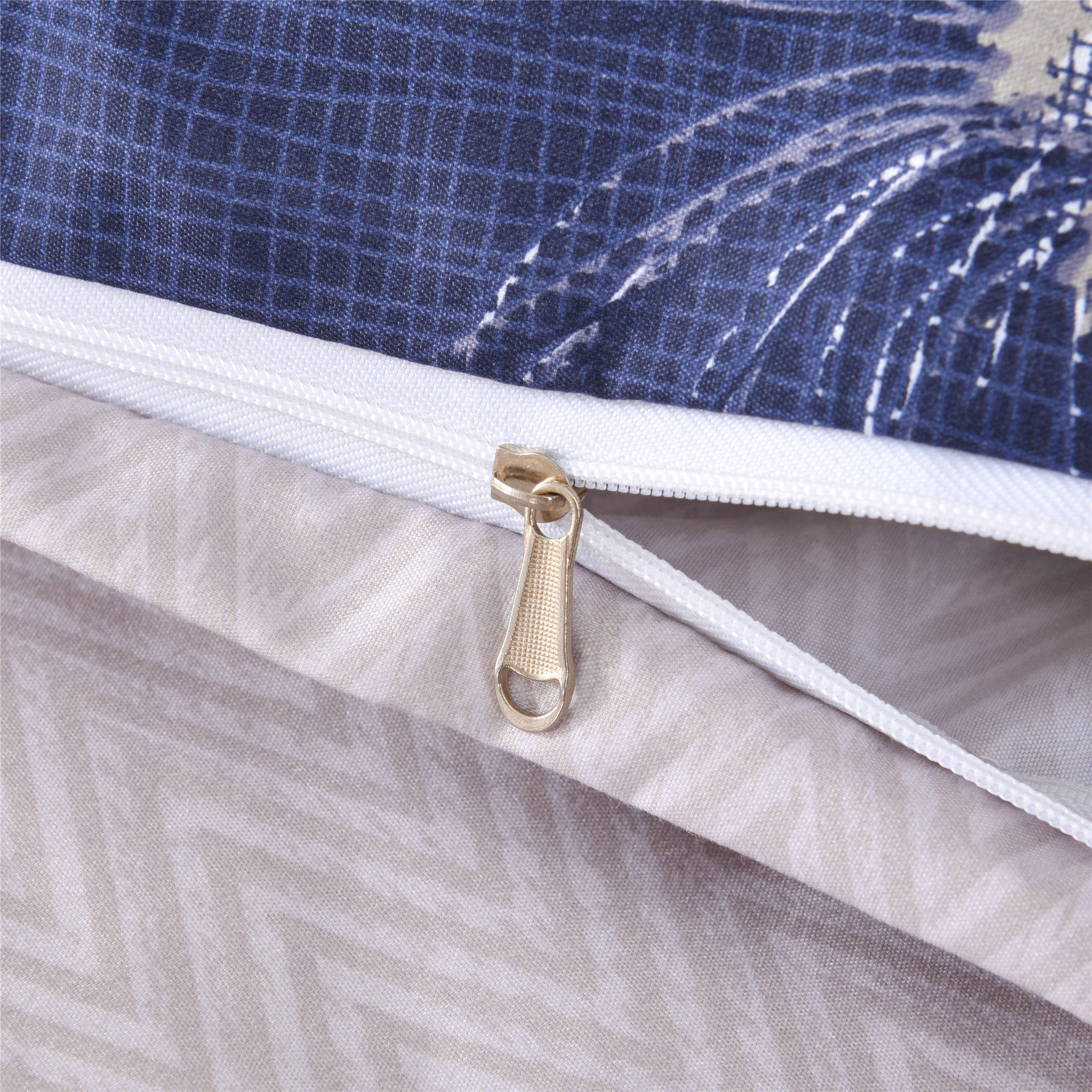 Bellemosa 75D Microfibre Quilt Cover Set - Quilt Cover | Pillowcases | Flat Sheet  - Midnight Meadow
