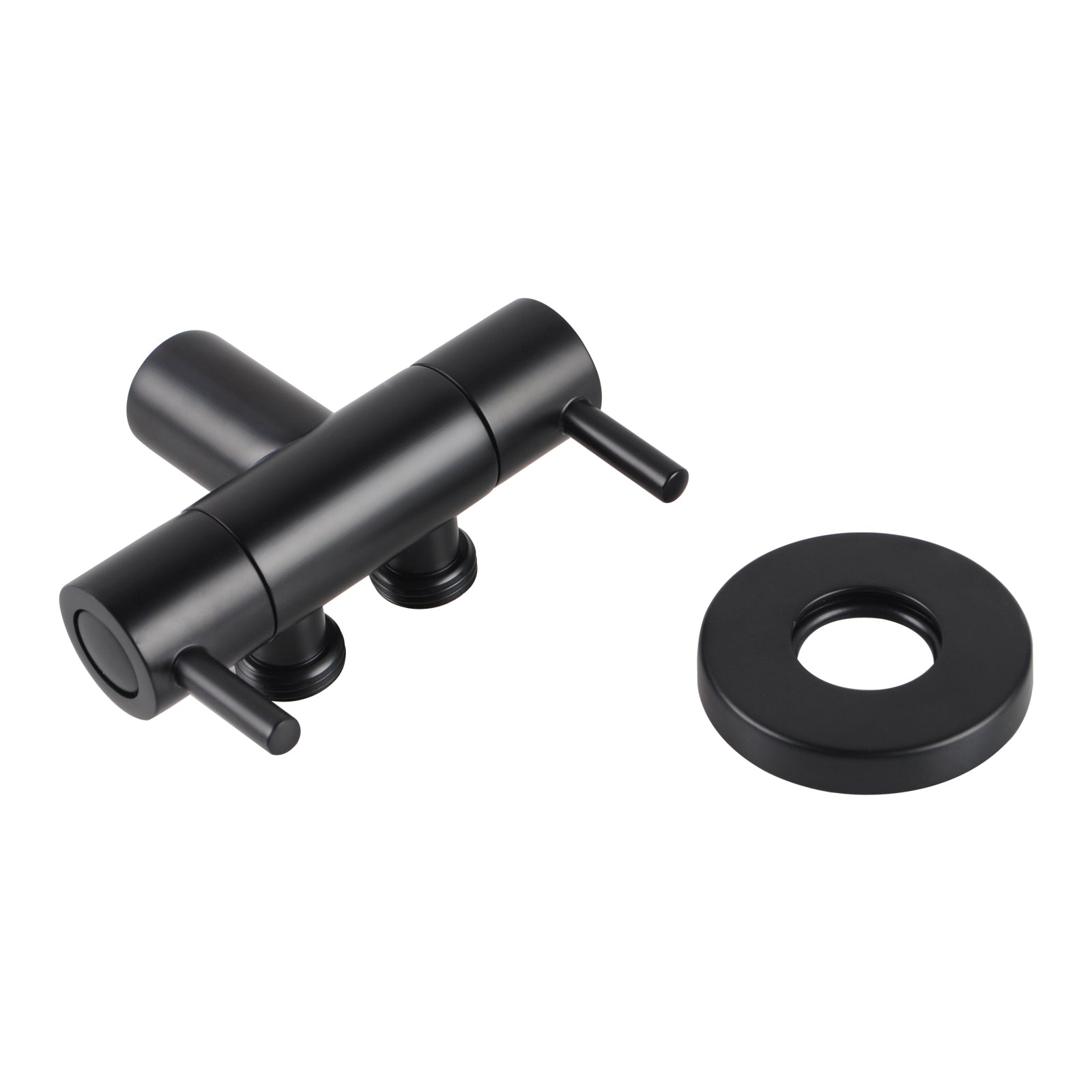 Tap for Toilet Independent Dual Control Bidet Valve - Black