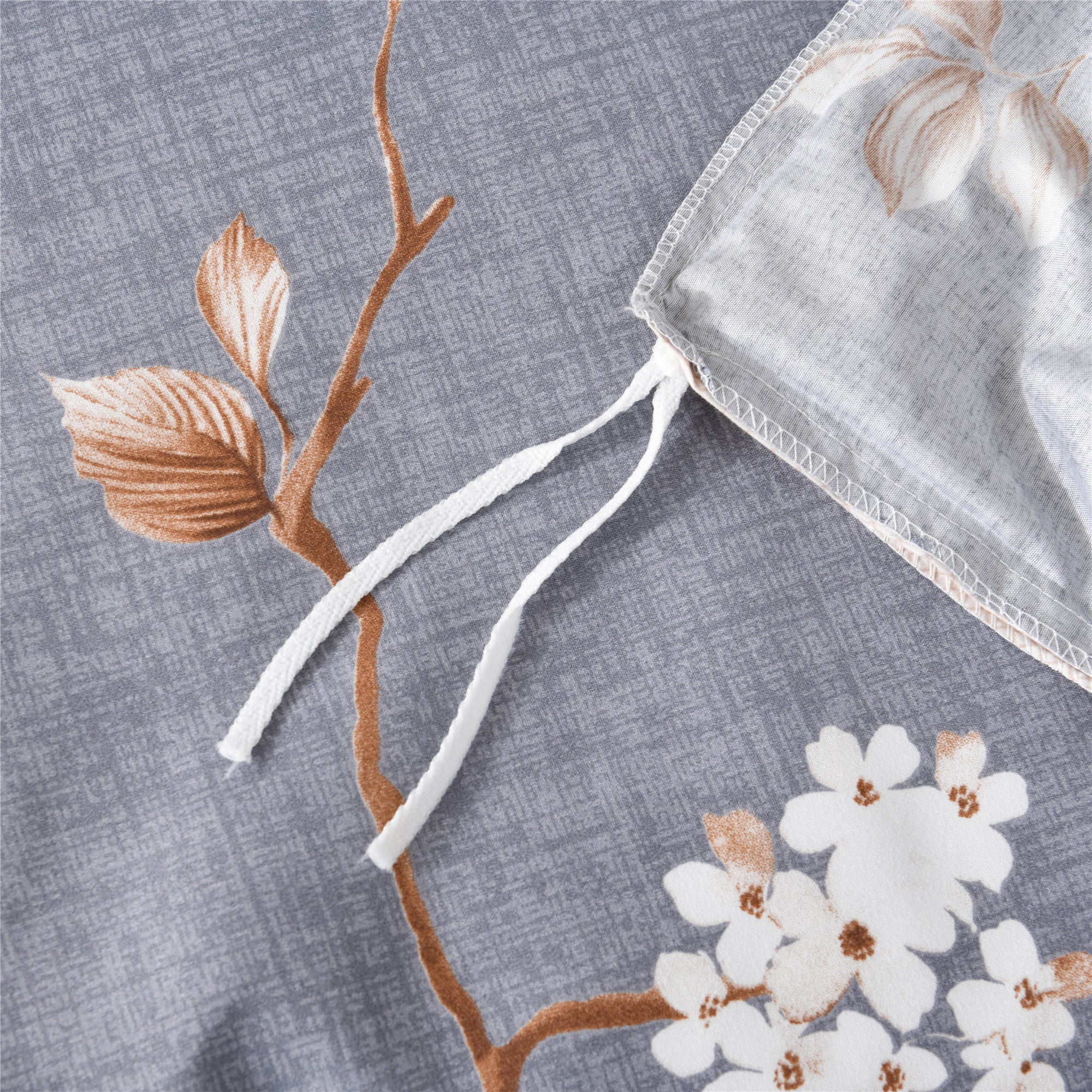 Bellemosa 75D Microfibre Quilt Cover Set - Quilt Cover | Pillowcases | Flat Sheet  - Blossom Breeze