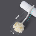 Load image into Gallery viewer, Double-Sided Rotating Bath Brush with Loofah and Bristle Head
