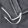 Load image into Gallery viewer, Bellemosa 100% Washed Cotton Quilt Cover Set - Charcoal Grey
