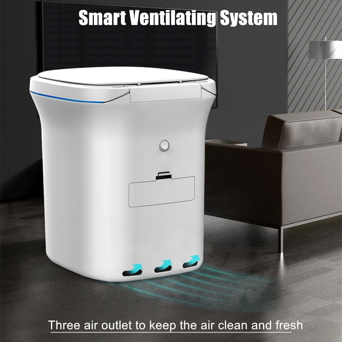 14L Motion Sensor Automatic Bin with Smart Ventilation