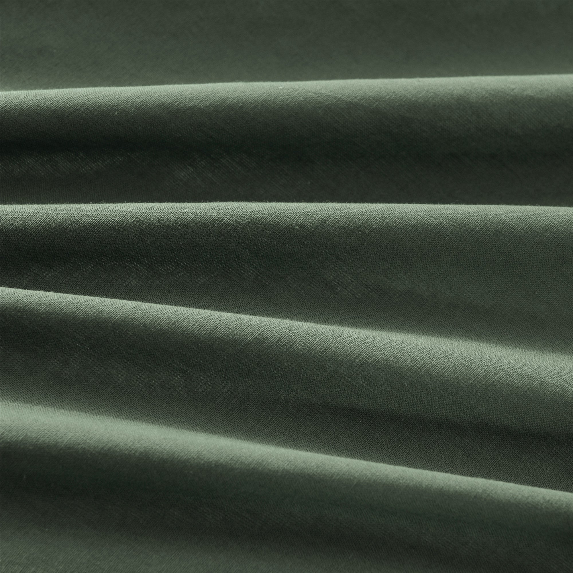 Bellemosa 100% Washed Cotton Quilt Cover Set - Sage Green