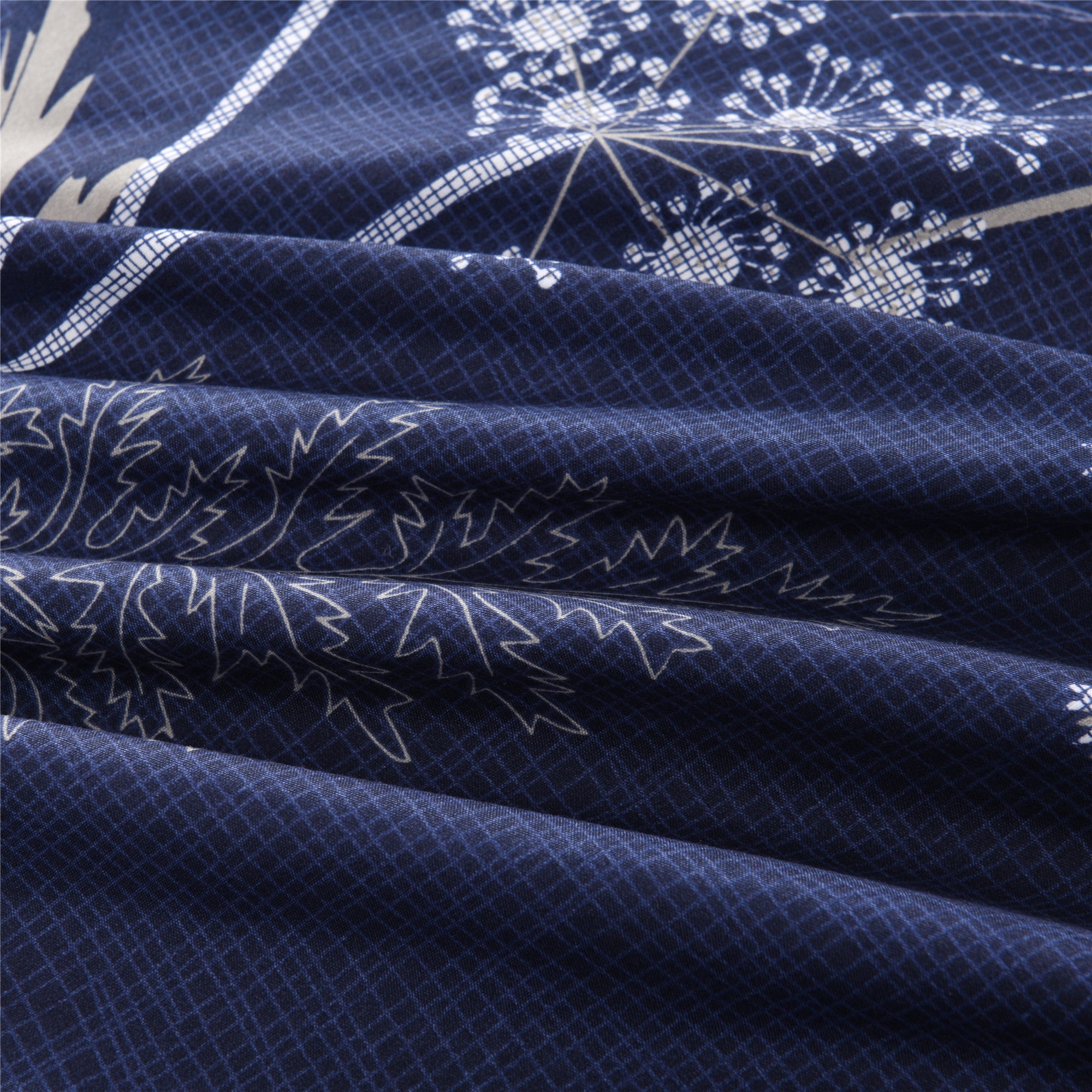 Bellemosa 75D Microfibre Quilt Cover Set - Quilt Cover | Pillowcases | Flat Sheet  - Midnight Meadow
