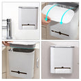 Load image into Gallery viewer, Keep your space clean with our 9L Cabinet Door Hanging Trash Can! Wall-mounted compost bin with a sliding lid. Perfect for kitchens. Get yours in beige today!-Cleaning Products-Ezymall AU
