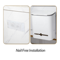 Load image into Gallery viewer, Keep your space clean with our 9L Cabinet Door Hanging Trash Can! Wall-mounted compost bin with a sliding lid. Perfect for kitchens. Get yours in beige today!-Cleaning Products-Ezymall AU
