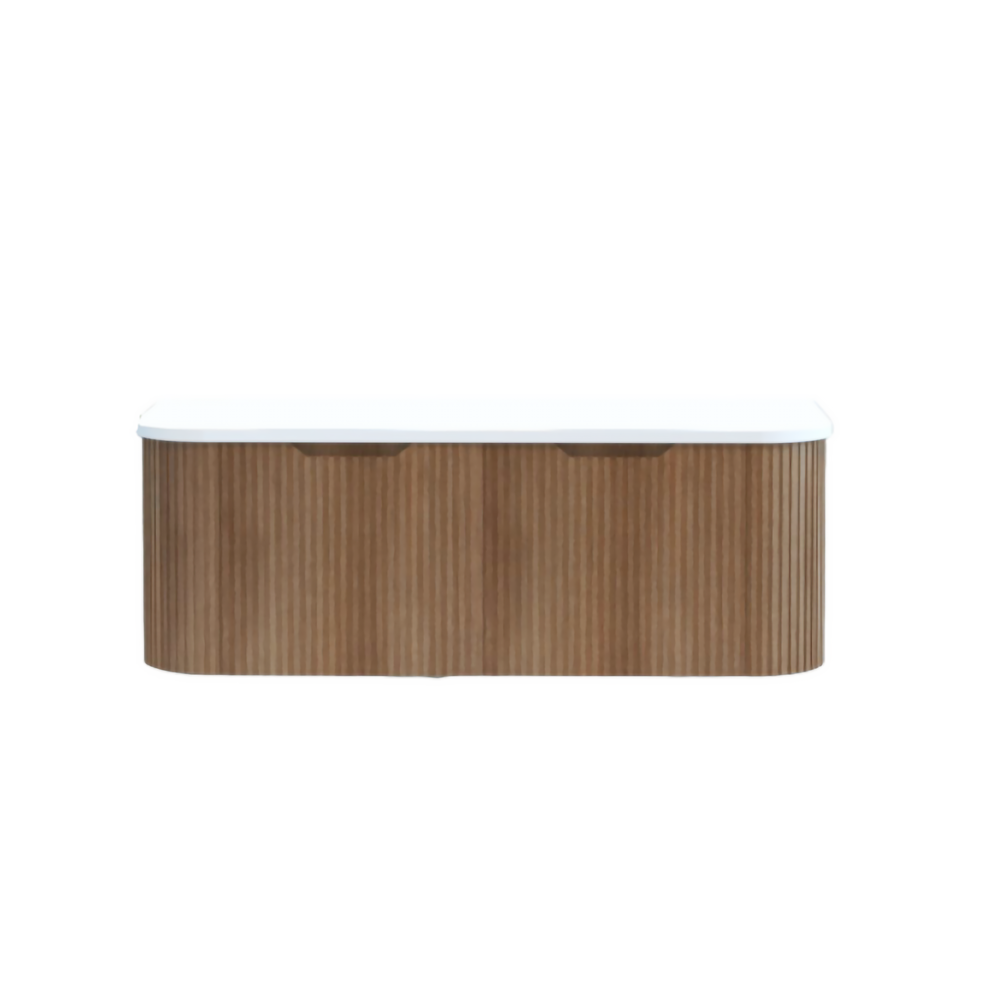 Bergen 1200mm Wall Hung Fluted Vanity Cabinet - Solid Timber