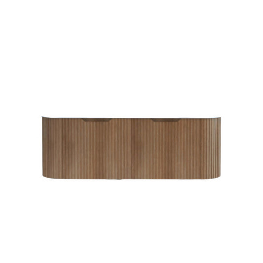 Bergen 1200mm Wall Hung Fluted Vanity Cabinet - Solid Timber