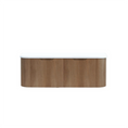 Load image into Gallery viewer, Bergen 1200mm Wall Hung Fluted Vanity Cabinet - Double Bowl - Solid Timber
