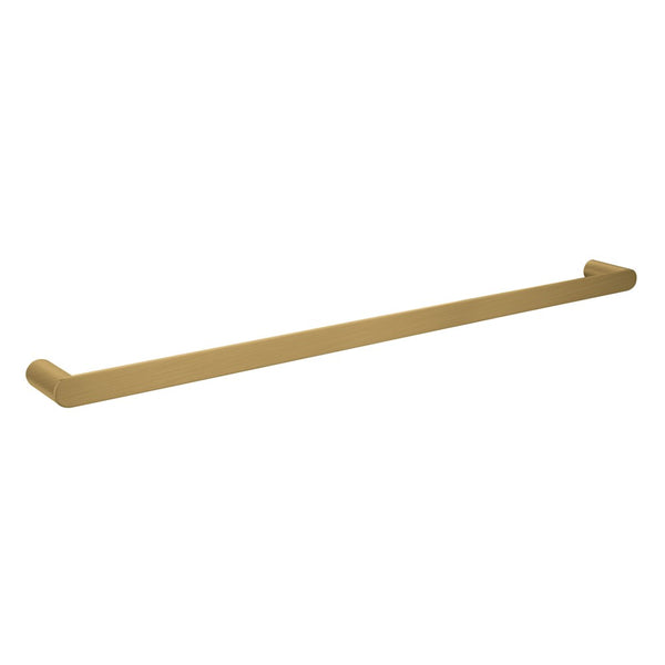 Single Towel Rail 800mm - Brass - Brushed Brass | BELLINO