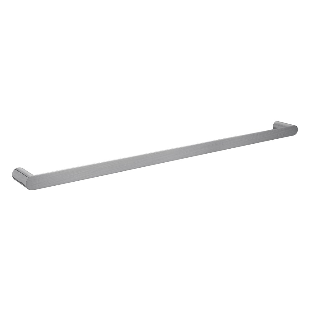 Single Towel Rail 800mm - Brass - Brushed Nickel | BELLINO