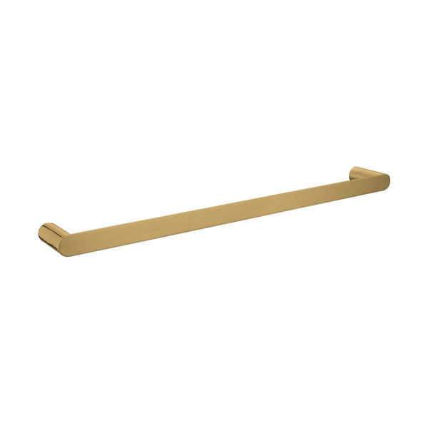 Single Towel Rail 600mm - Brass - Brushed Brass Gold | BELLINO