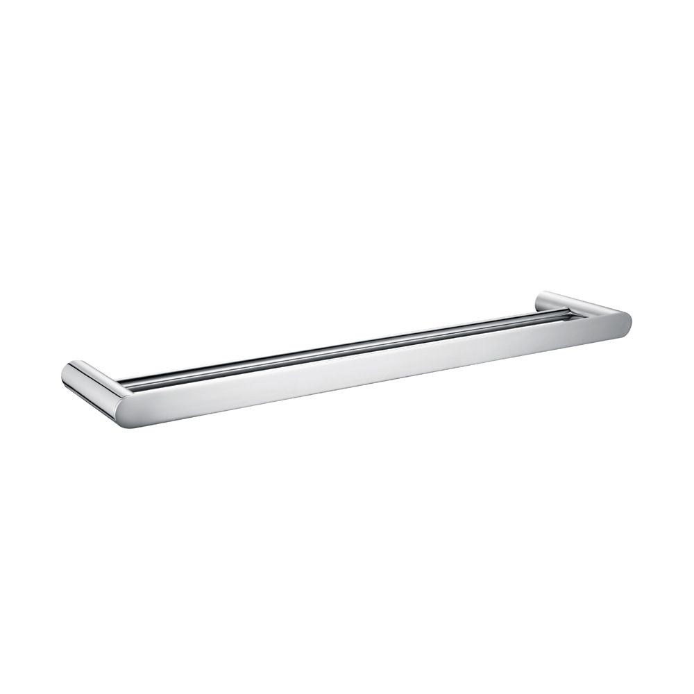 Double Towel Rail 600mm - Brass - Chrome | BELLINO