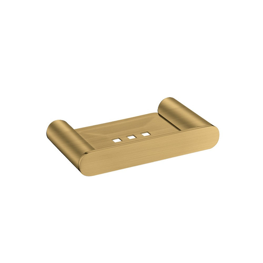 Solid Brass Soup Dish - Brushed Brass | BELLINO