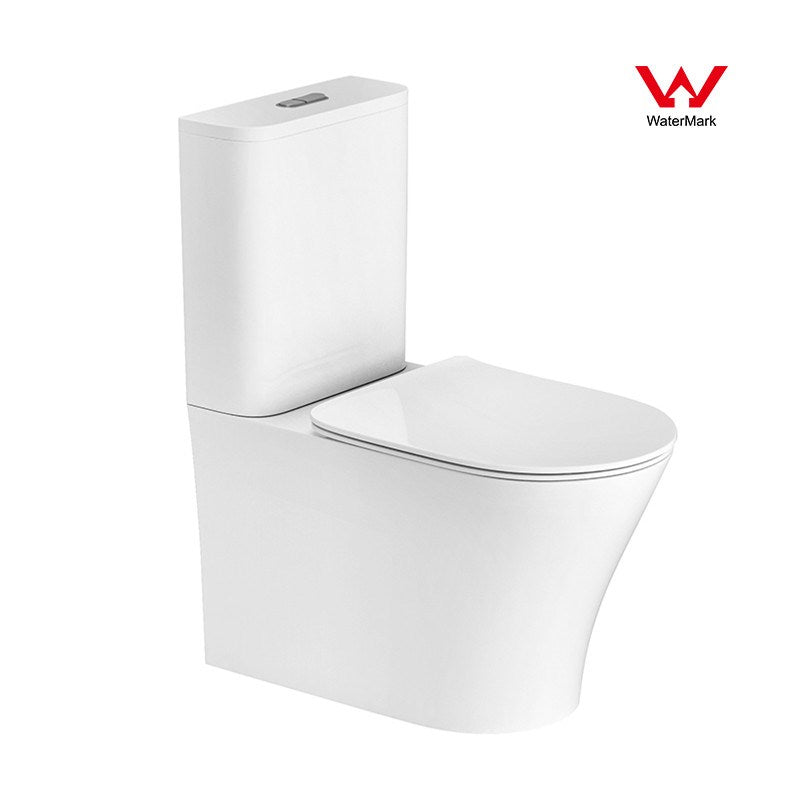 Arrow Armino 670*380*810mm Dual Flush Wash-down Two-piece Ceramic Toilet Suite Soft Closed Seat