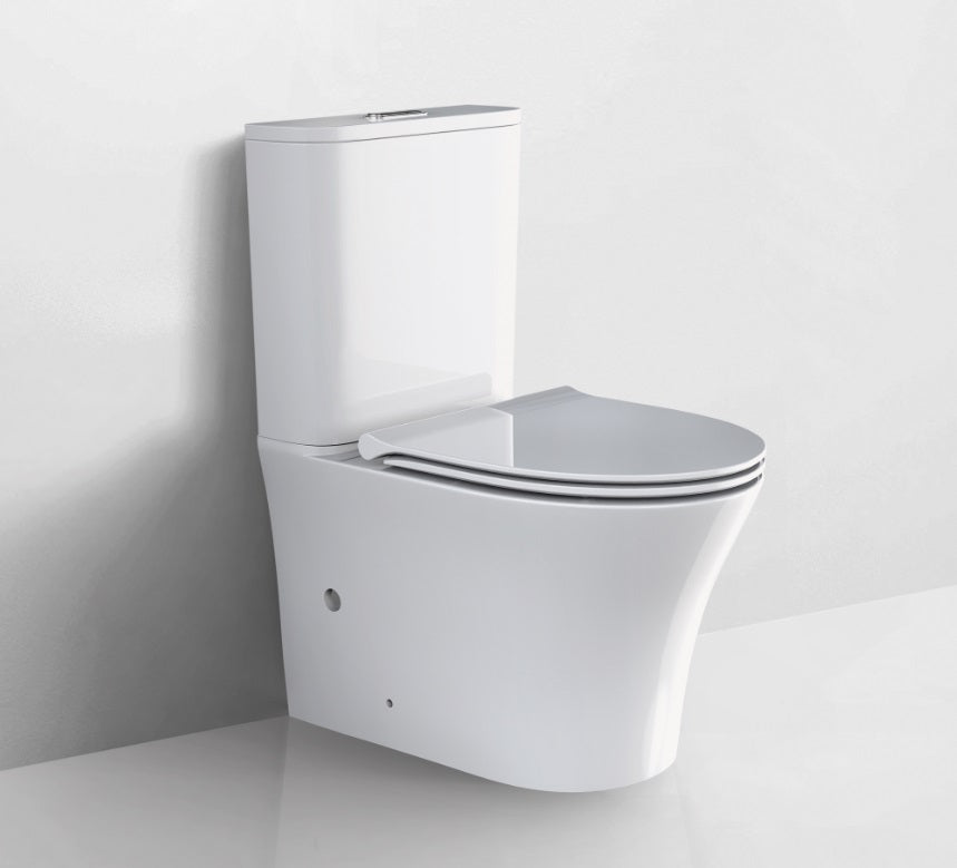 Arrow Armino 670*380*810mm Dual Flush Wash-down Two-piece Ceramic Toilet Suite Soft Closed Seat