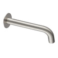 Load image into Gallery viewer, Solid Brass Wall Spout with Flat Back Plate - Brushed Nickel | LUCID PIN

