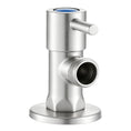 Load image into Gallery viewer, Solid Brass Water Stop Tap One Pair – Round 1/4 Turn – Brushed Nickel
