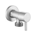 Load image into Gallery viewer, Brass Washing Machine Taps One Piece - Brushed Nickel
