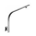 Load image into Gallery viewer, Stainless Steel Square Gooseneck Wall Shower Arm – Brushed Nickel Silver
