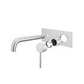 Load image into Gallery viewer, Solid Brass Basin/Bath Mixer Trim Kit (Match CLPS) - Brushed Nickel | LUCID PIN
