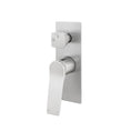 Load image into Gallery viewer, Solid Brass Wall Mixer Tap with Diverter Trim Kit (Match CLPD) - Brushed Nickel | RUSHY
