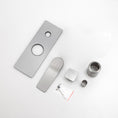 Load image into Gallery viewer, Solid Brass Wall Mixer Tap with Diverter Trim Kit (Match CLPD) - Brushed Nickel | RUSHY
