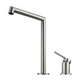 Load image into Gallery viewer, CADDENCE Split Type Basin Mixer - Solid Brass - Brushed Nickel Silver
