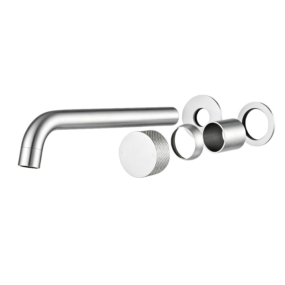 Solid Brass Wall Mixer Trim Kit (Match CLPS) - Brushed Nickel | MOON