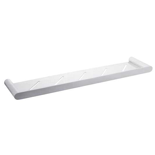 Stainless Steel Shelf - Brushed Nickel Silver - RUSHY
