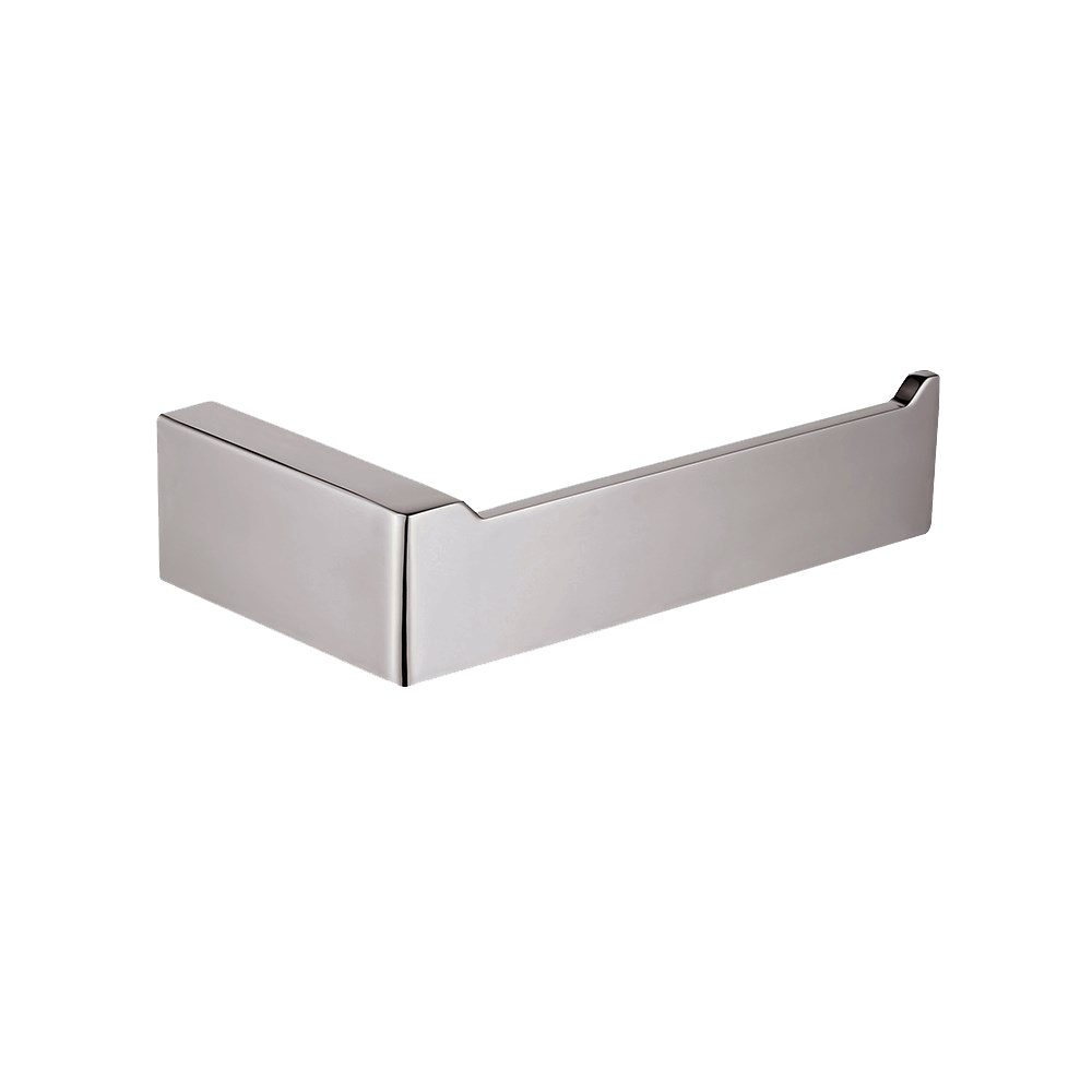 Stainless Steel Toilet Paper Holder- Brushed Nickel Silver - IVANO