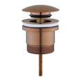 Load image into Gallery viewer, Solid Brass Universal Pop-Up Waste with Overflow - Brushed Copper
