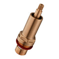 Load image into Gallery viewer, Brass Circle Wall Taps One Pair - Brushed Copper
