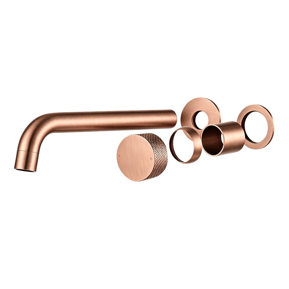 Solid Brass Wall Mixer Trim Kit (Match CLPS) - Brushed Copper | MOON