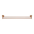 Load image into Gallery viewer, Stainless Steel 790mm Double Towel Rail - Brushed Copper - LUCID PIN

