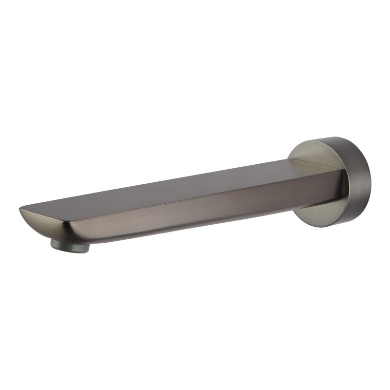 Solid Brass Spout - Brushed Gunmetal Grey - RUSHY