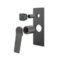 Load image into Gallery viewer, Solid Brass Wall Mixer Tap with Diverter Trim Kit (Match CLPD) - Gunmetal Dark | RUSHY
