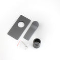 Load image into Gallery viewer, Solid Brass Wall Mixer Tap Trim Kit (Match CLPM) - Gunmetal | RUSHY
