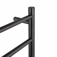 Load image into Gallery viewer, Stainless Steel Heated Towel Rack 6 Bars Round - Brushed Gunmetal Dark Grey
