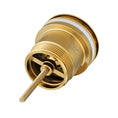 Load image into Gallery viewer, Solid Brass Universal Pop-Up Waste with Overflow - Brushed Brass Gold
