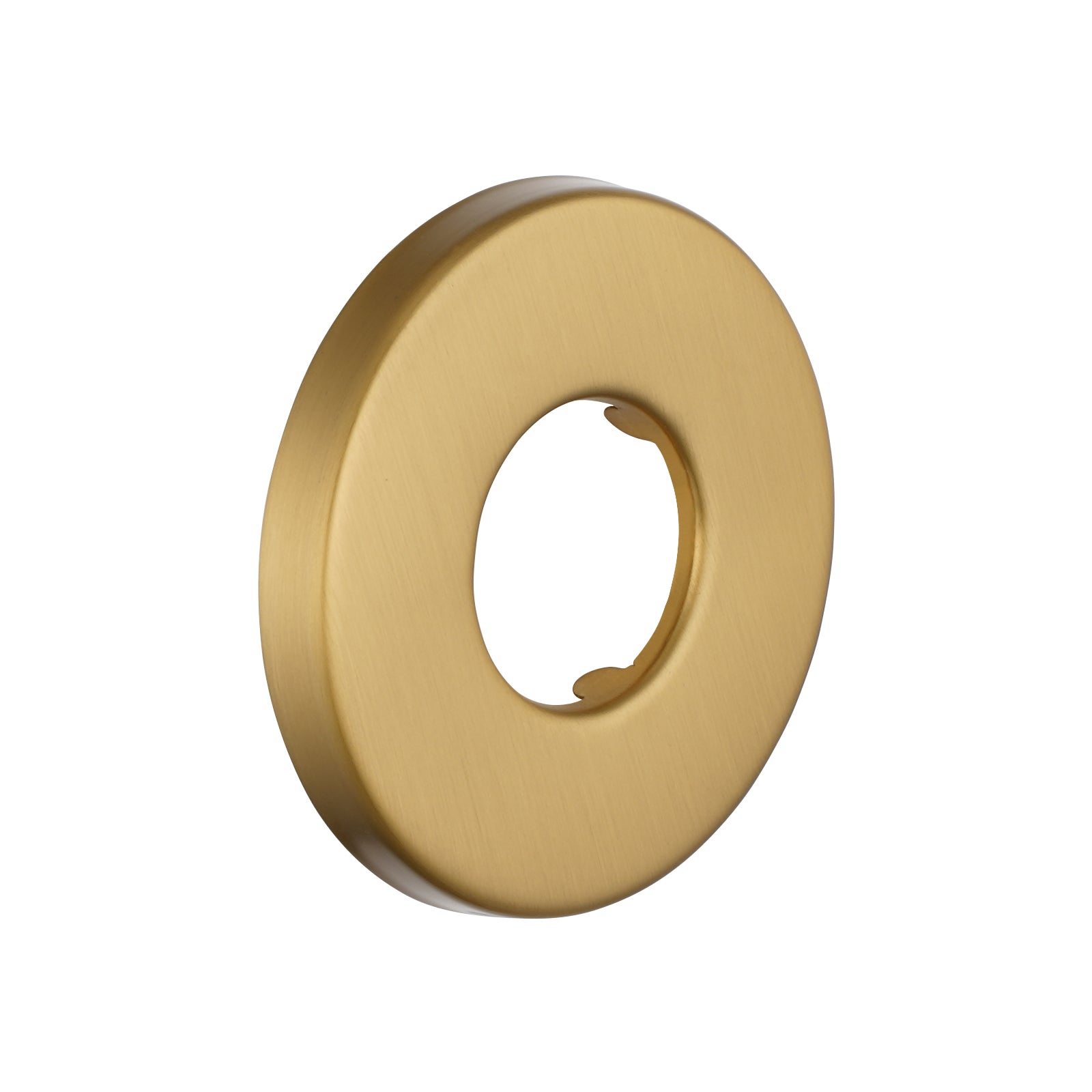 Brass Washing Machine Stop Tap – Round 1/4 Turn – Brushed Brass Gold