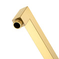 Load image into Gallery viewer, Stainless Steel 400mm Square Wall Shower Arm – Brushed Brass Gold
